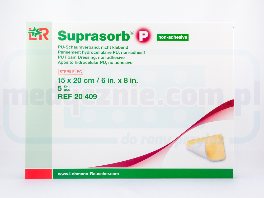 Suprasorb P 15*20cm spumă neadezivă 1 buc